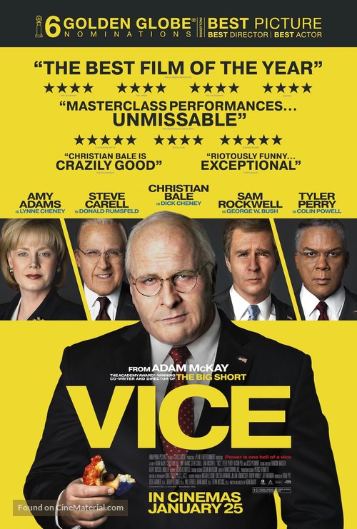 ดูหนังออนไลน์ฟรี Vice (2018) รองประธานาธิดีเขย่าโลก